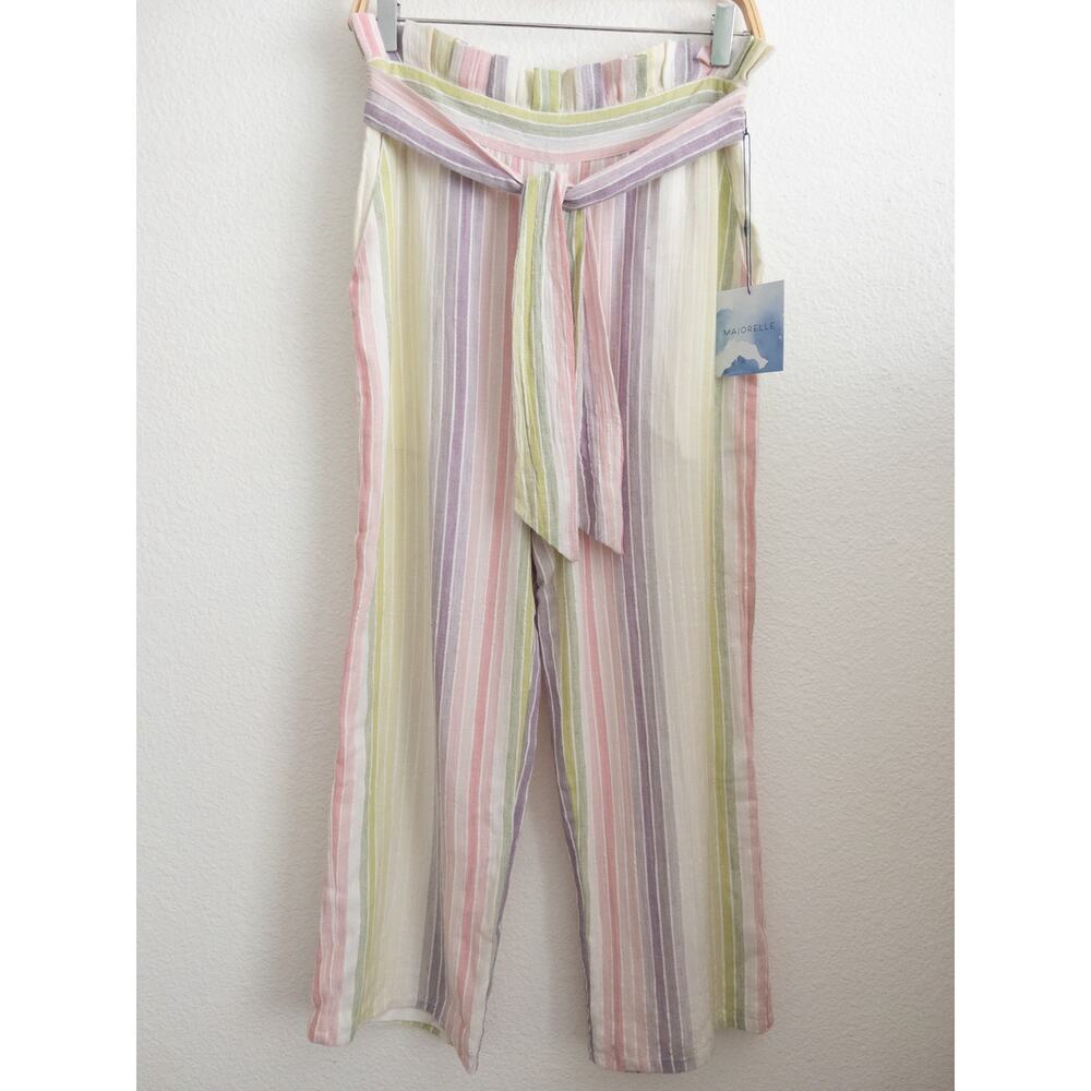 Majorelle Everest Stripe Paperbag Pants Size Medium